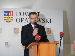 Konferencja prasowa Zarządu Powiatu Opatowskiego