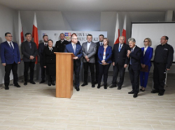 Konferencja prasowa Zarządu Powiatu Opatowskiego